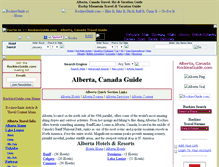 Tablet Screenshot of alberta.rockiesguide.com